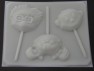 152sp Carpet Mice Chocolate or Hard Candy Lollipop Mold